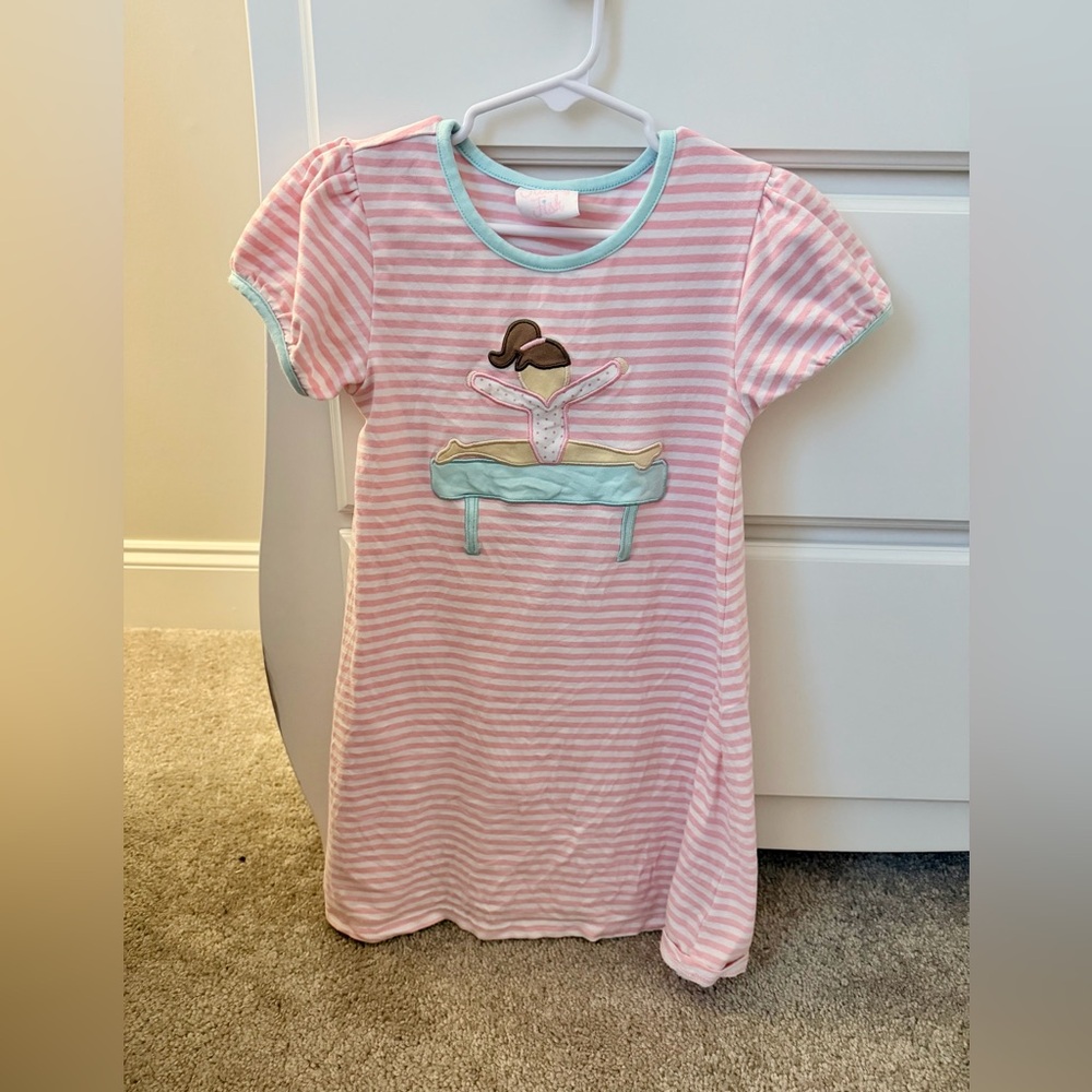 Stitchy Fish Gymnast Appliqué Dress